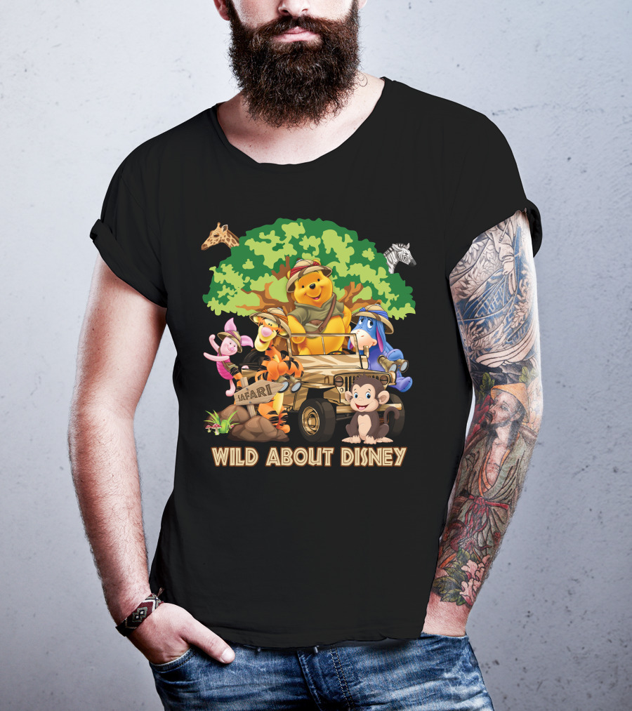 Winnie The Pooh Safari Adventure Wild About Disney T-Shirt