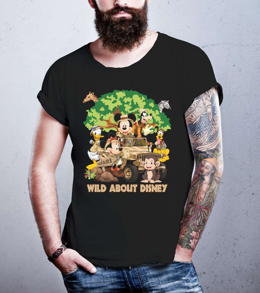 Wild About Disney Safari Mickey And Friends T-Shirt