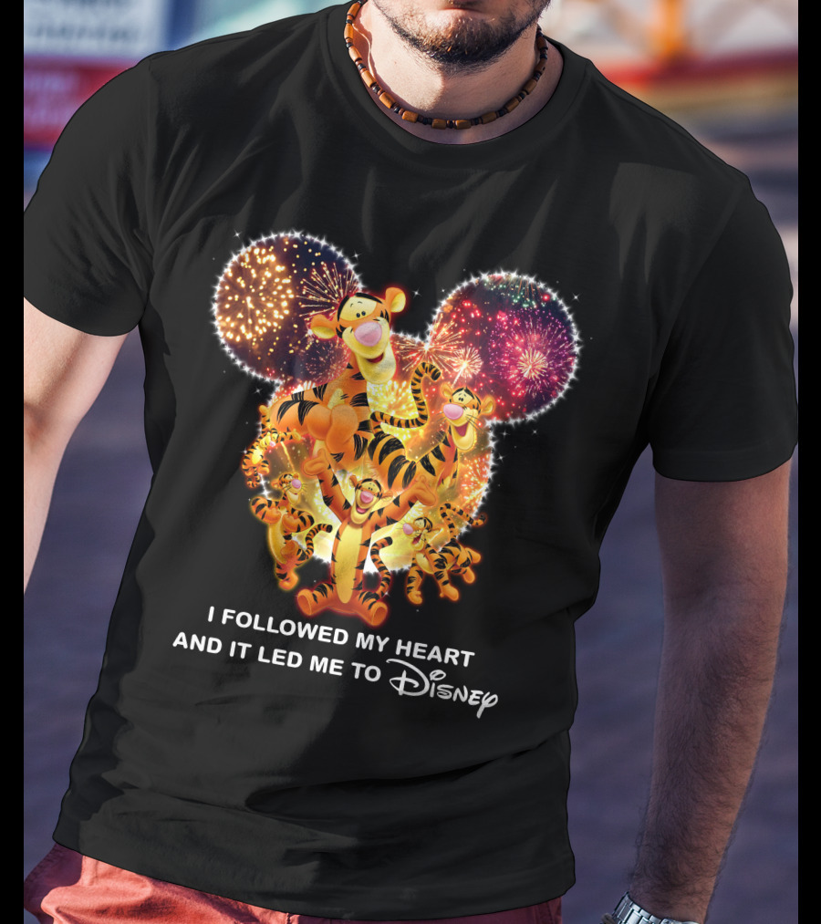 Tigger I Followed My Heart And It Led Me To Disney T-Shirt