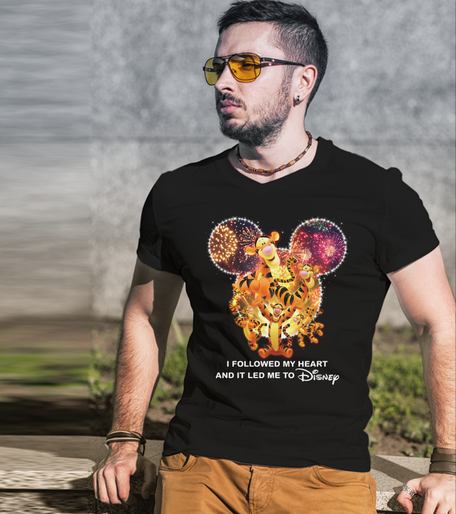 Tigger I Followed My Heart And It Led Me To Disney T-Shirt