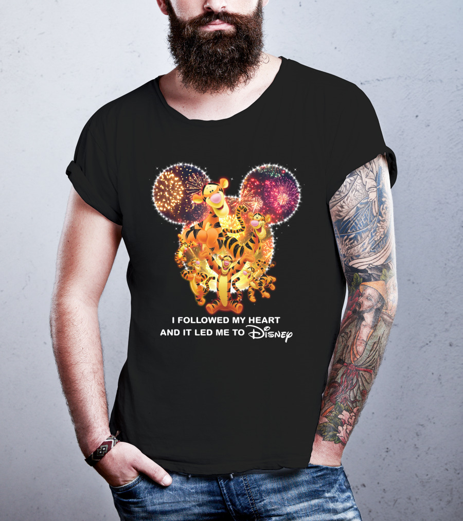 Tigger I Followed My Heart And It Led Me To Disney T-Shirt