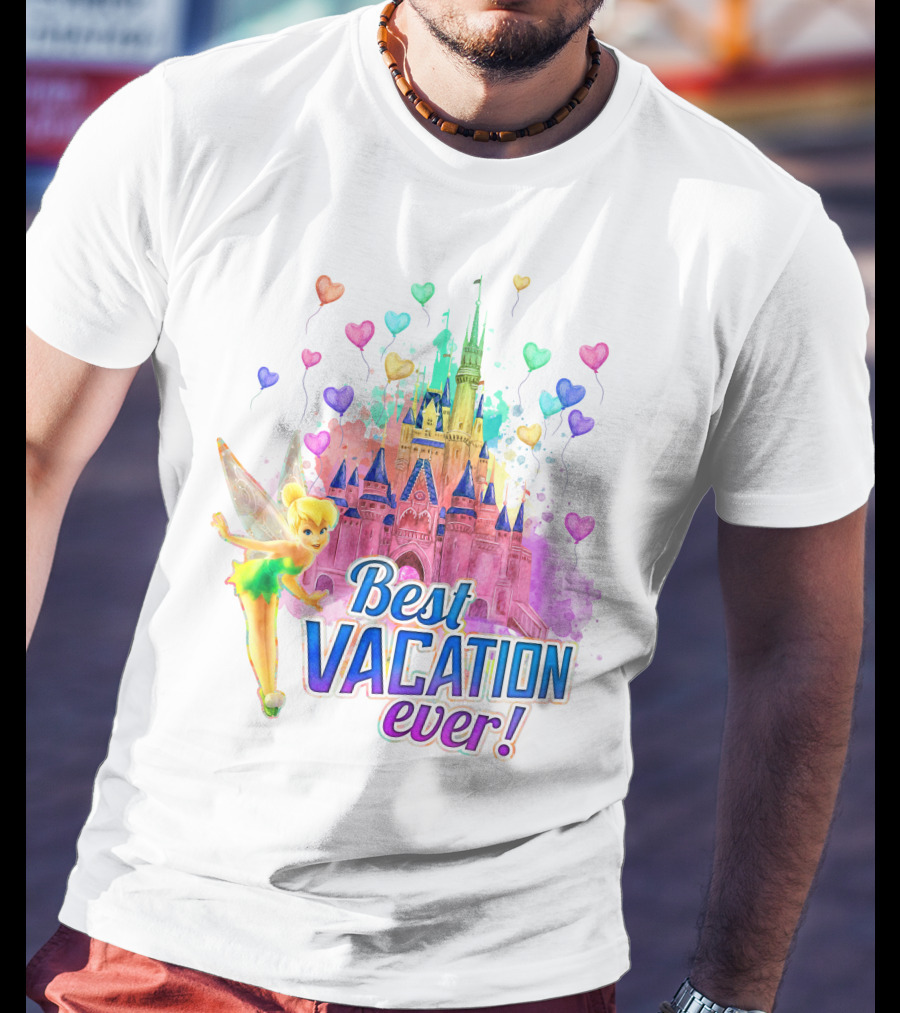 Tinkerbell Best Vacation Ever T-Shirt