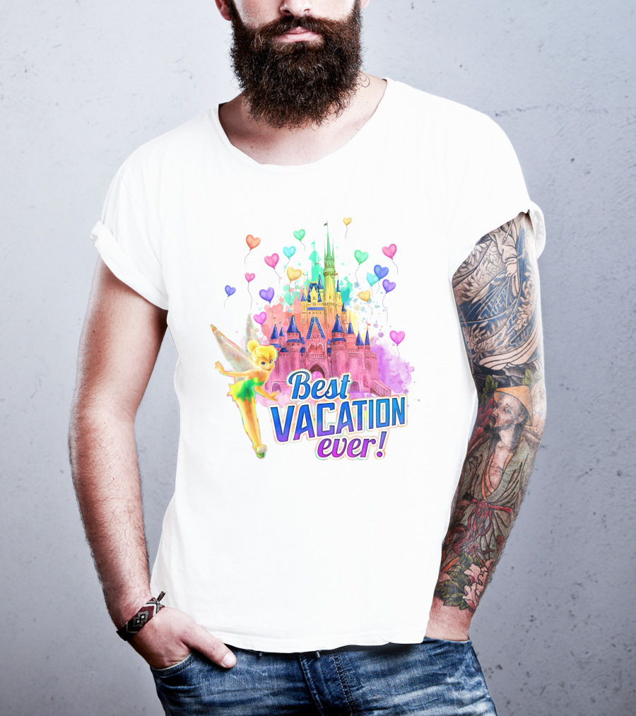 Tinkerbell Best Vacation Ever T-Shirt
