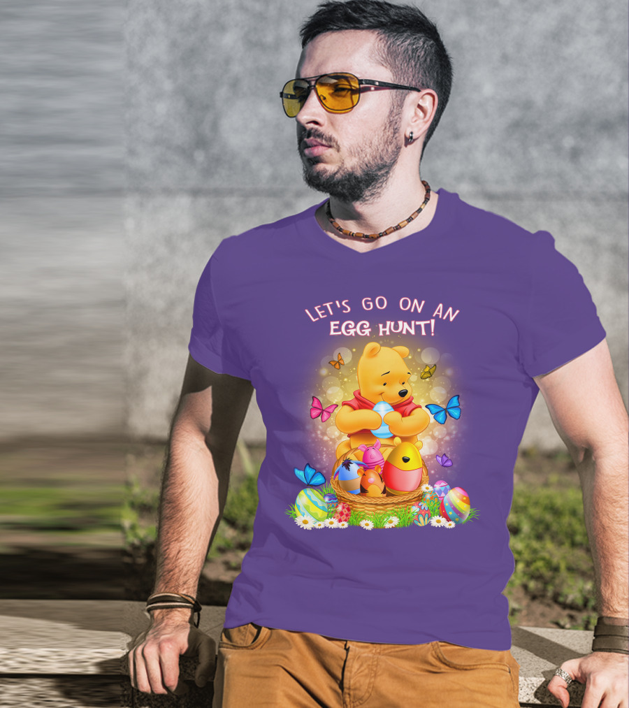 Let's Go On An Egg Hunt Pooh T-Shirt