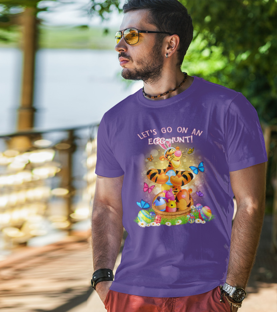 Let's Go On An Egg Hunt Tigger T-Shirt