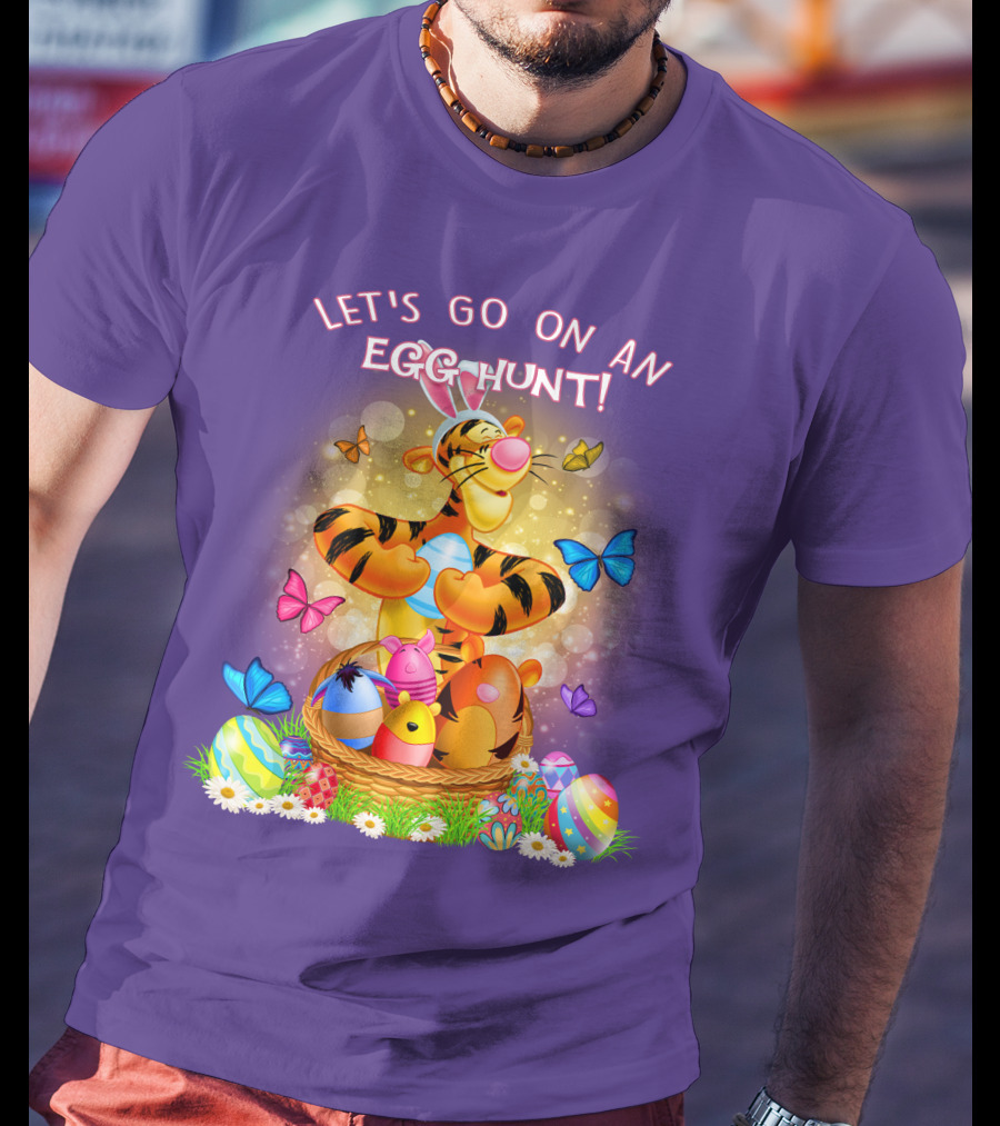 Let's Go On An Egg Hunt Tigger T-Shirt