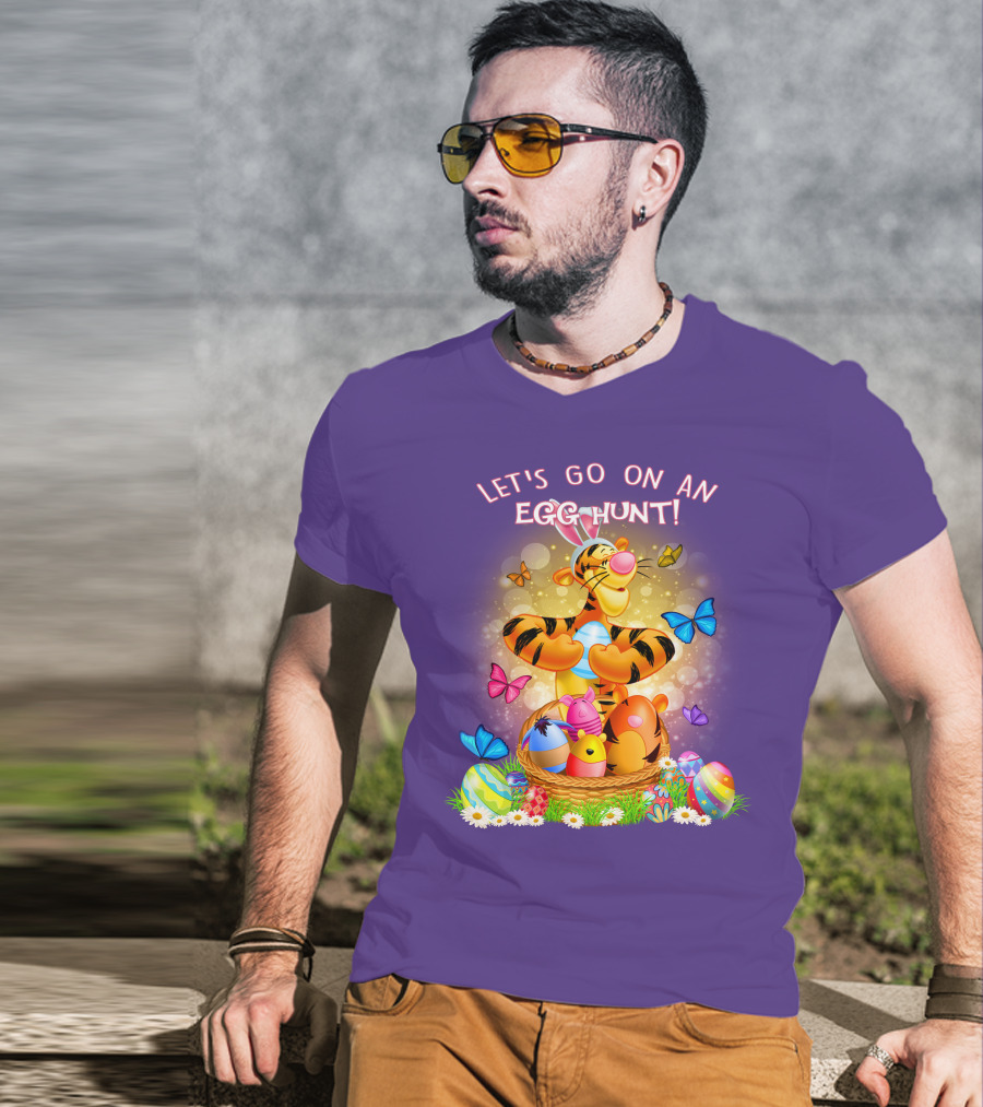 Let's Go On An Egg Hunt Tigger T-Shirt
