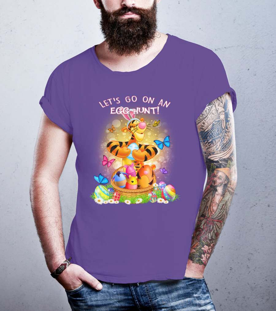 Let's Go On An Egg Hunt Tigger T-Shirt