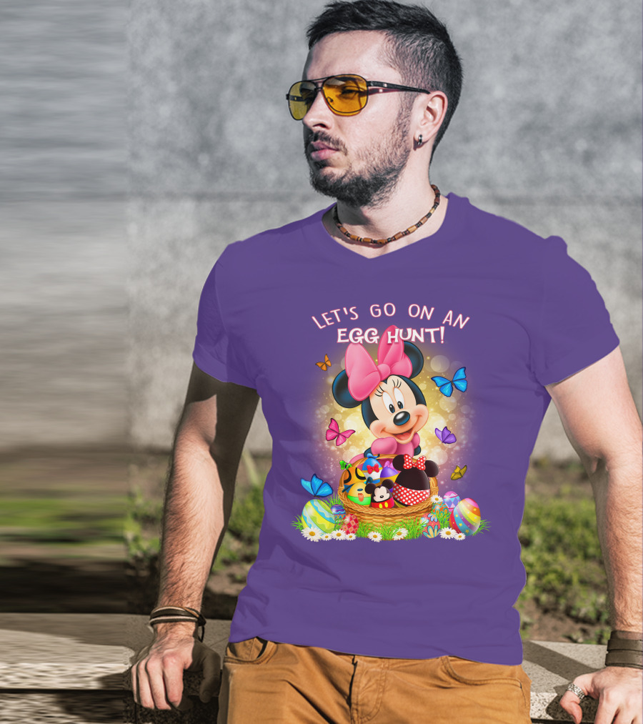 Let's Go On An Egg Hunt Minnie T-Shirt