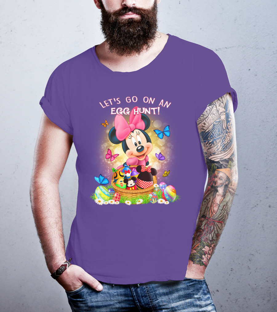 Let's Go On An Egg Hunt Minnie T-Shirt