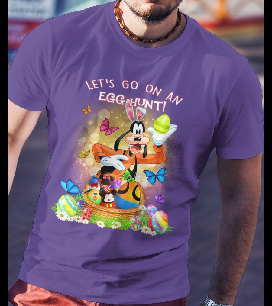 Goofy Let's Go On An Egg Hunt! T-Shirt
