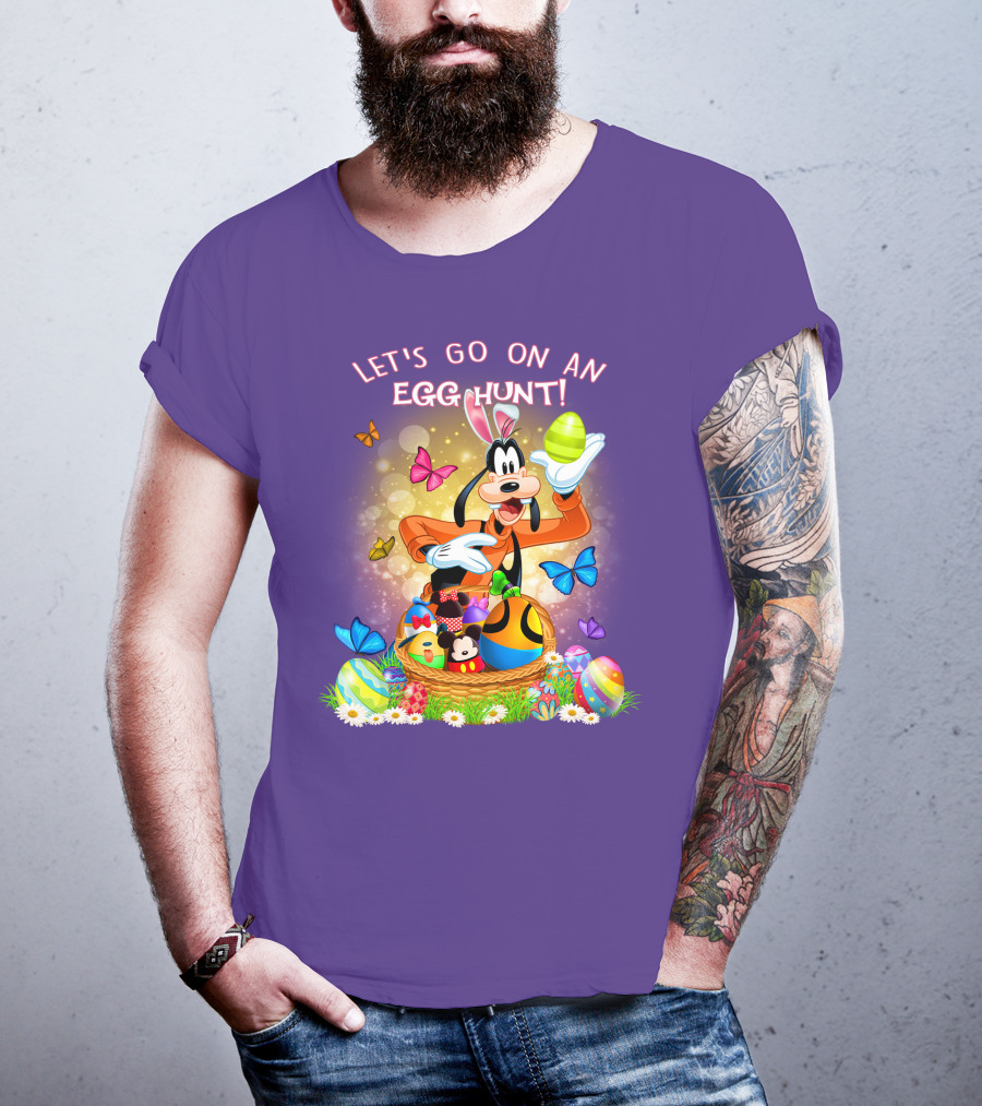 Goofy Let's Go On An Egg Hunt! T-Shirt