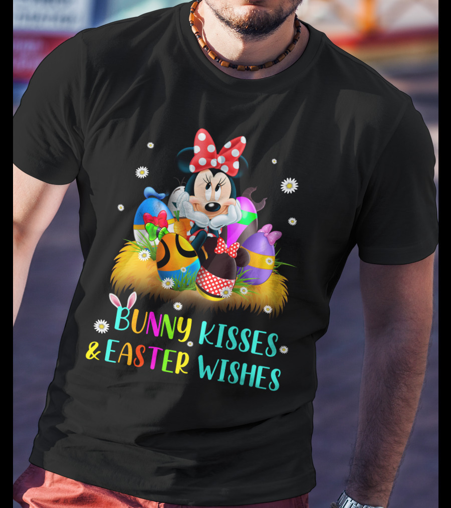 Minnie Bunny Kisses & Easter Wishes T-Shirt
