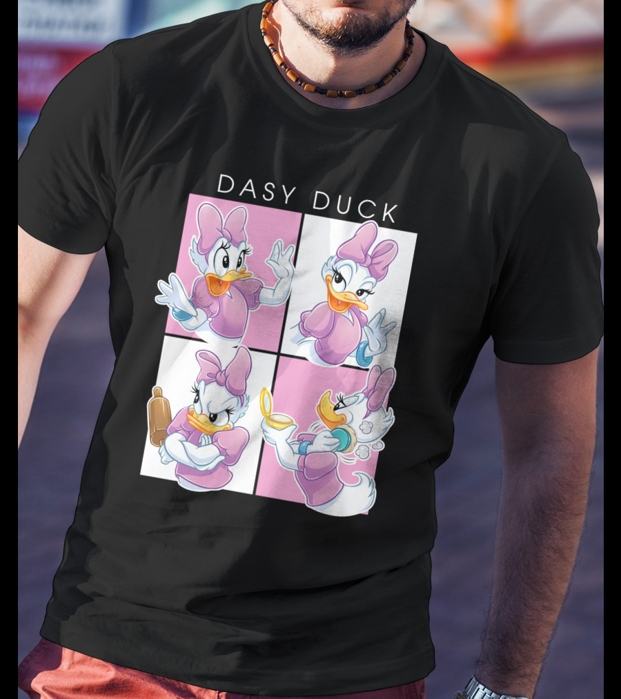 Daisy Duck Four Expressions Pink Outfit Series T-Shirt
