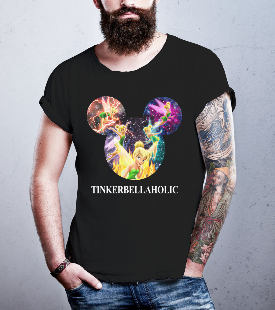 Tinkerbellaholic Tinkerbell Fantasy Galaxy Aura T-Shirt