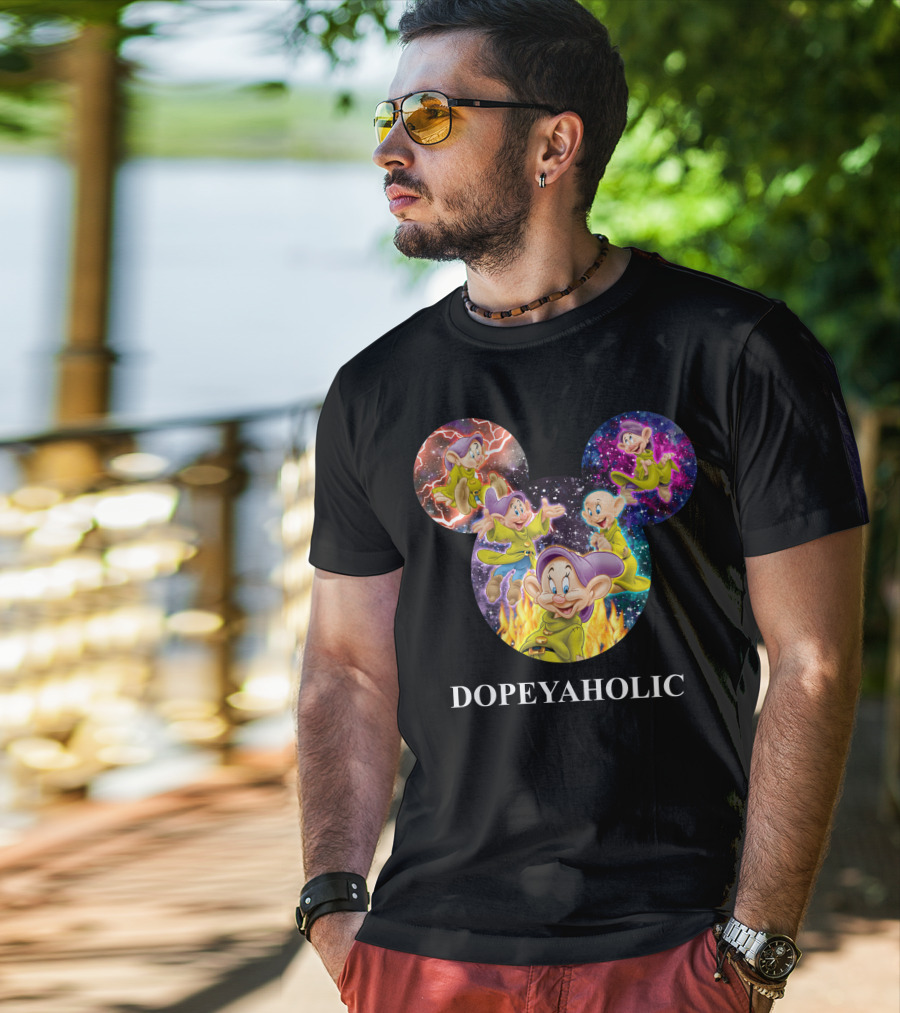 Dopeyaholic Mickey Mouse Ears Multiverse Dopey Wonderland T-Shirt