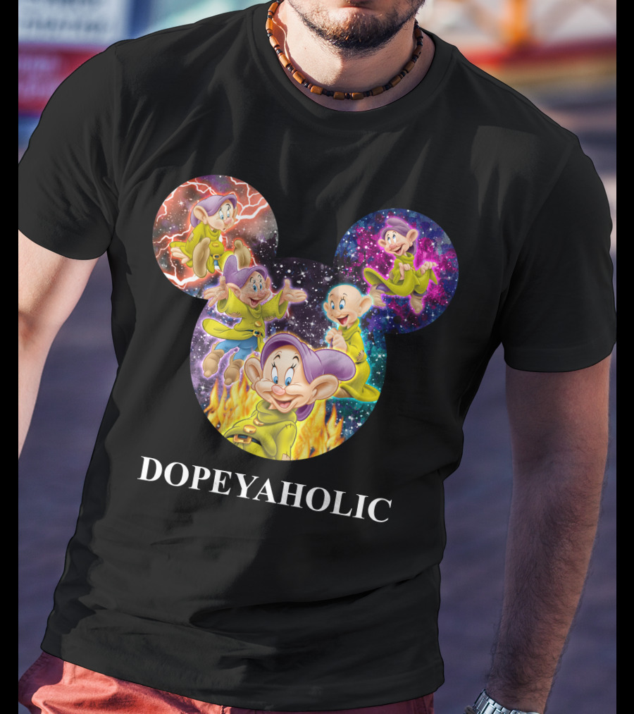 Dopeyaholic Mickey Mouse Ears Multiverse Dopey Wonderland T-Shirt
