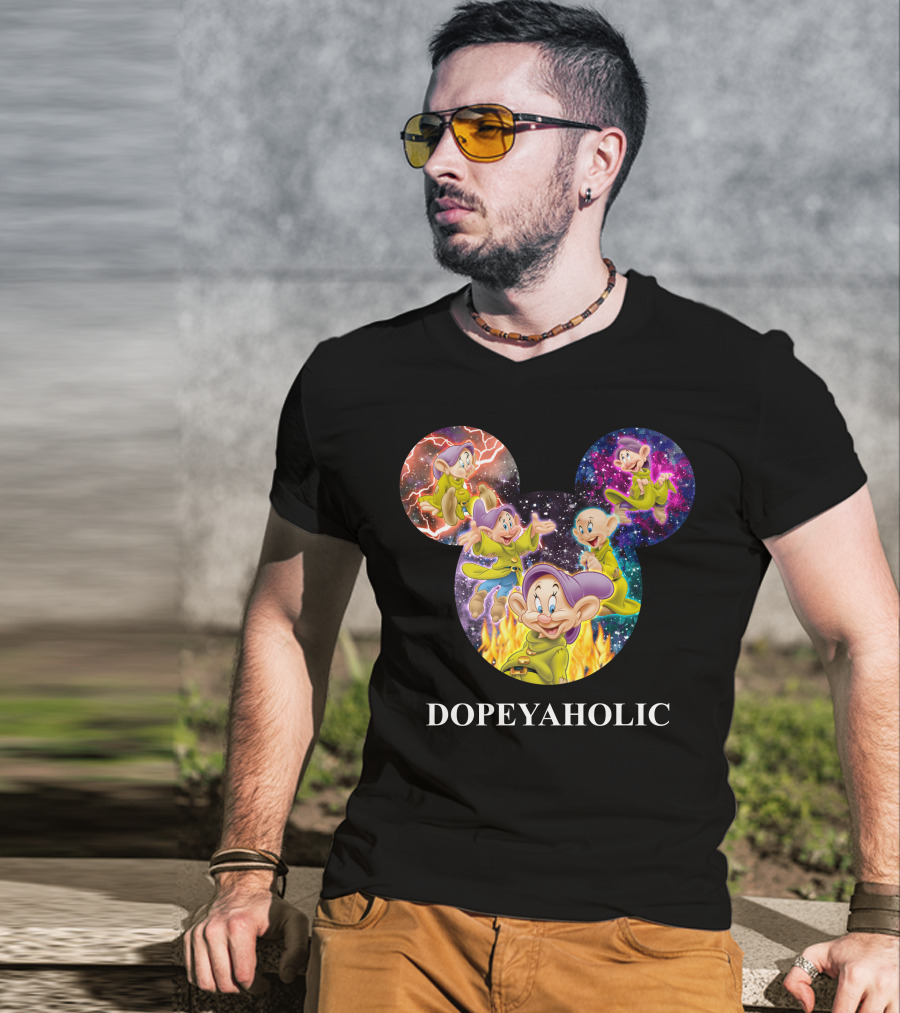 Dopeyaholic Mickey Mouse Ears Multiverse Dopey Wonderland T-Shirt