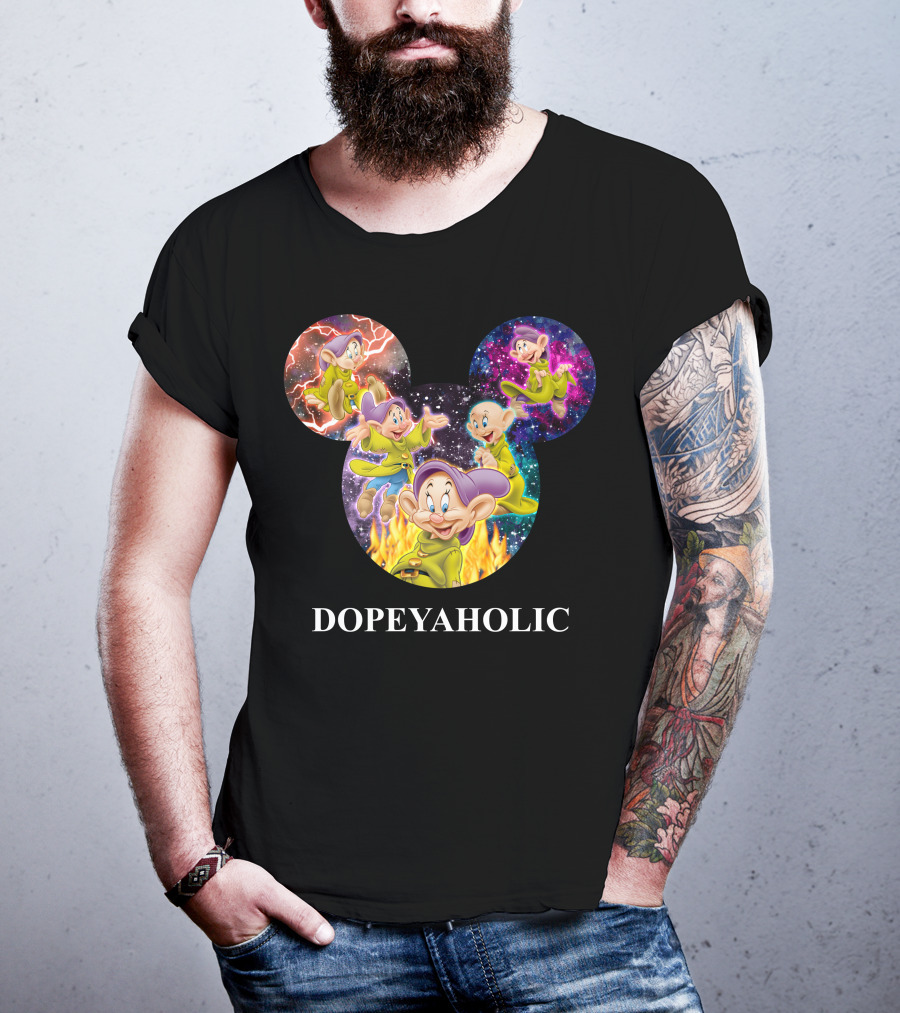 Dopeyaholic Mickey Mouse Ears Multiverse Dopey Wonderland T-Shirt