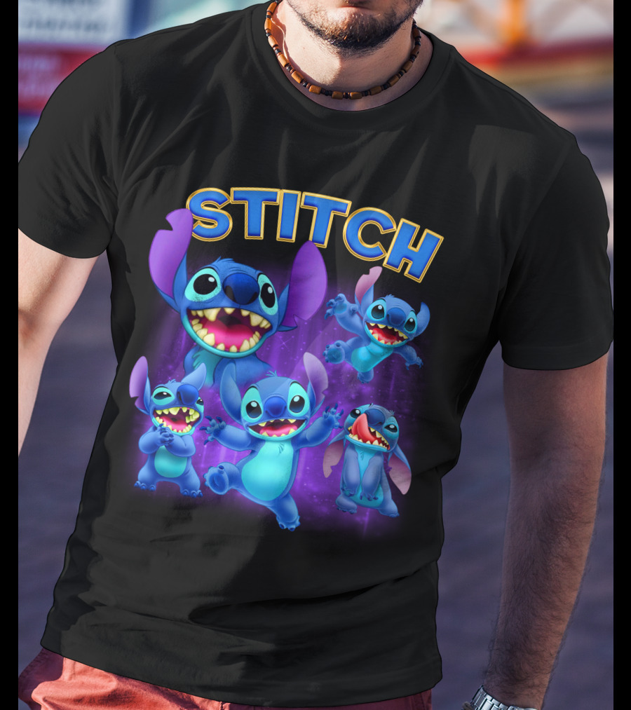 Stitch Lilo And Stitch Alien Character Expressions Collection T-Shirt