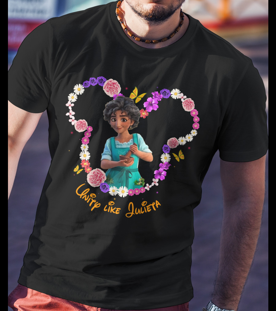 Unity Like Julieta Flower Heart Encanto Character T-Shirt