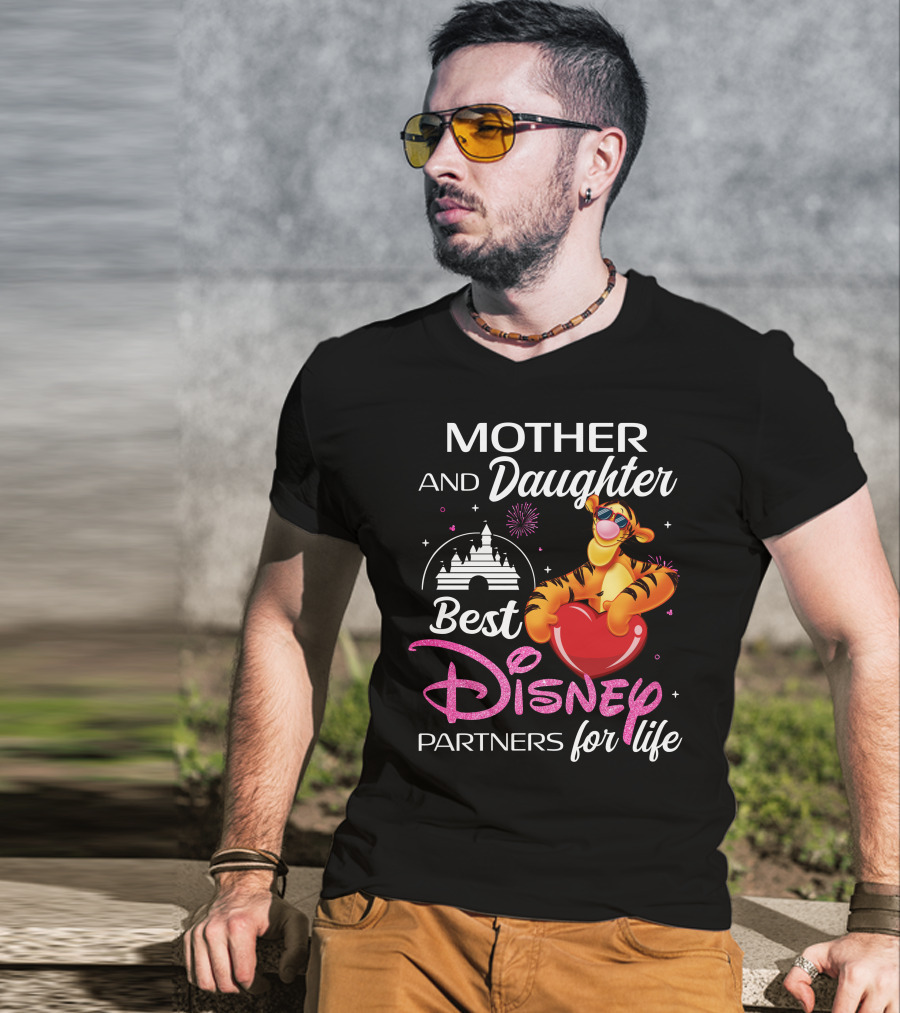 Mother And Daughter Best Disney Partners For Life Tigger T-Shirt