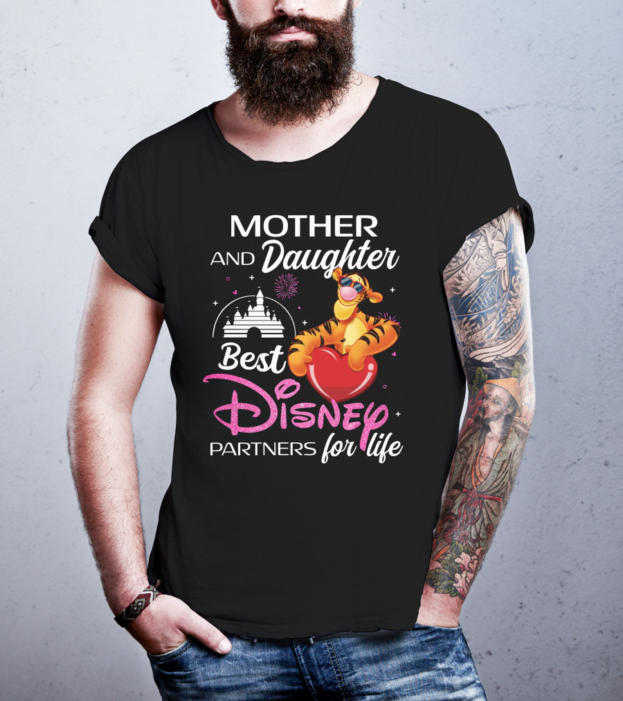 Mother And Daughter Best Disney Partners For Life Tigger T-Shirt