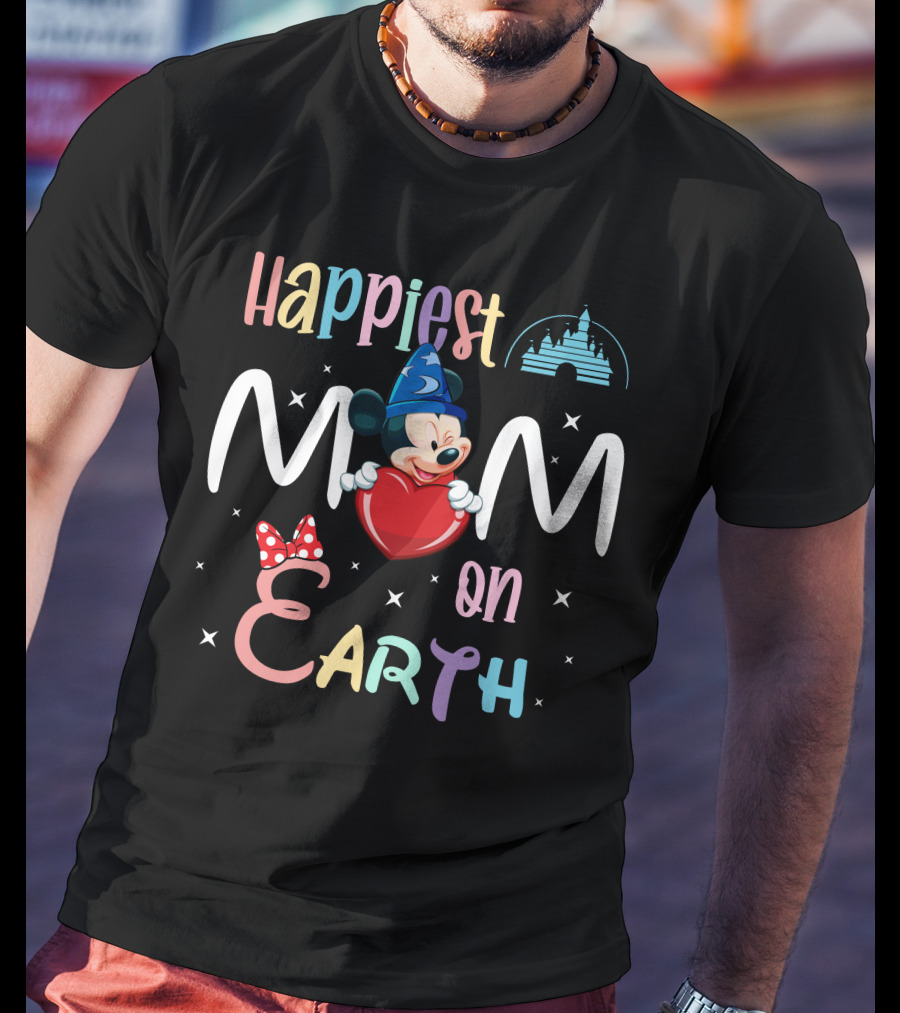 Happiest Mom On Earth Mickey Fantasia T-Shirt