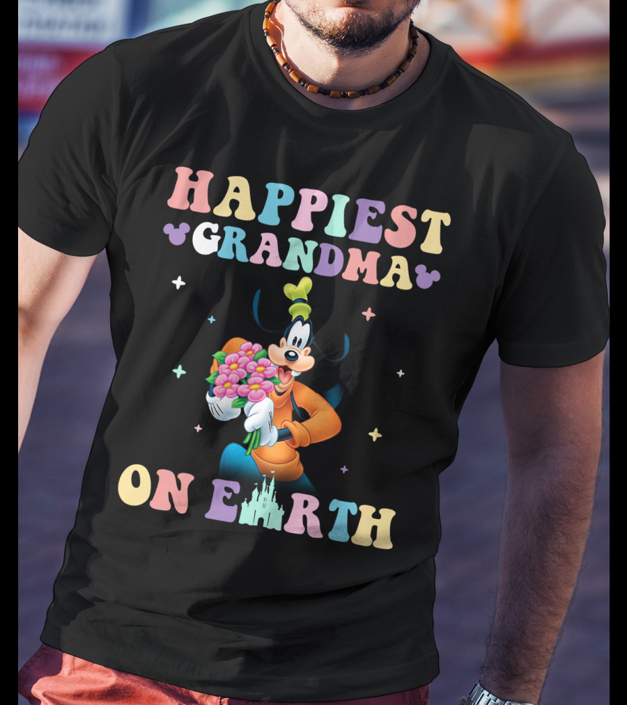 Happiest Grandma On Earth Goofy T-Shirt