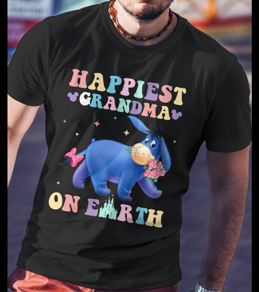 Happiest Grandma On Earth Eeyore T-Shirt