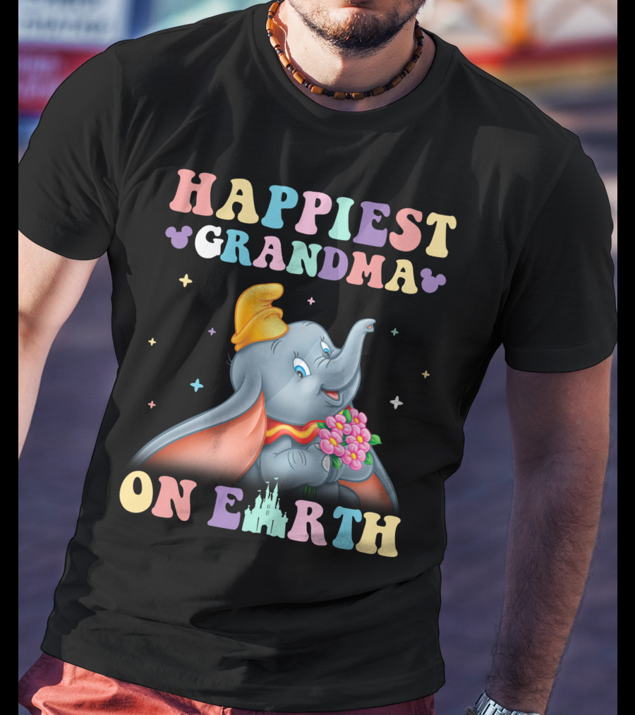 Dumbo Happiest Grandma On Earth T-Shirt