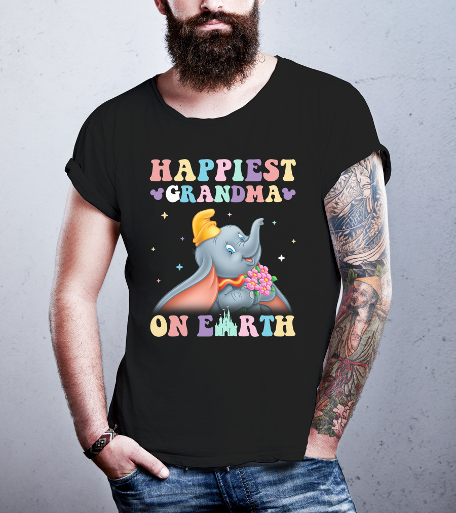 Dumbo Happiest Grandma On Earth T-Shirt