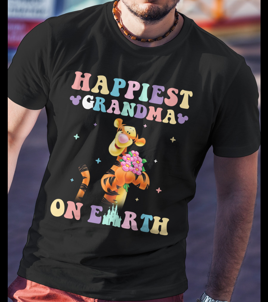 Happiest Grandma On Earth Tigger Disney T-Shirt