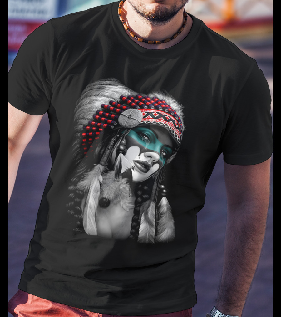 Fdsgdfg Native Inspired Headdress T-Shirt