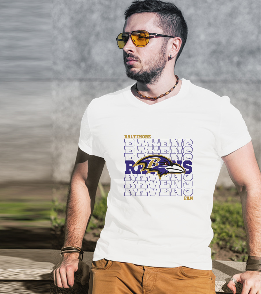 Baltimore Ravens Fan Ravens Ravens Ravens Ravens Ravens Ravens T-Shirt