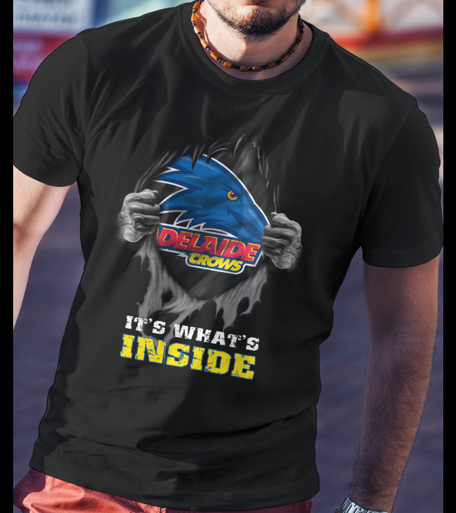 It's What's Inside Adelaide Crows Logo Burst T-Shirt