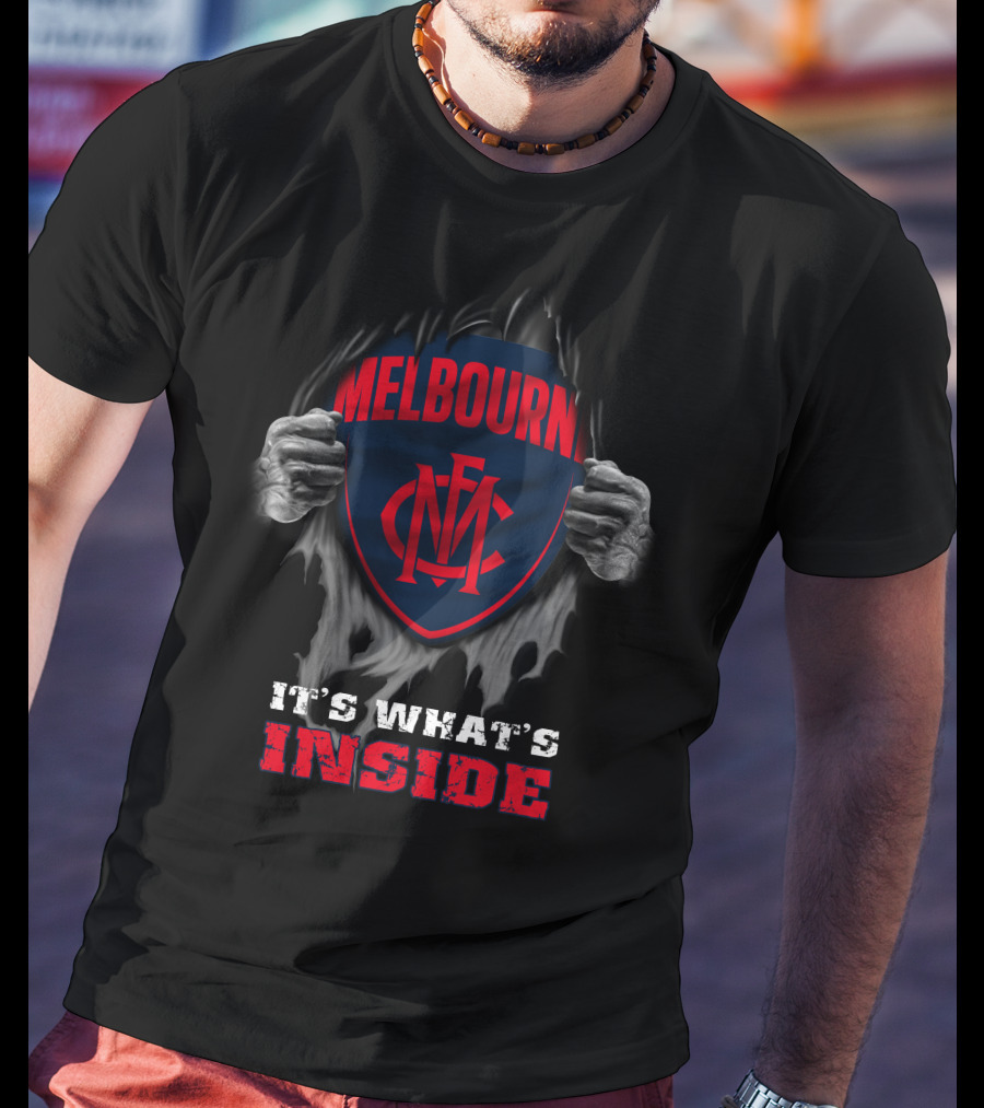 Melbourne Demons It's What's Inside Mfc T-Shirt