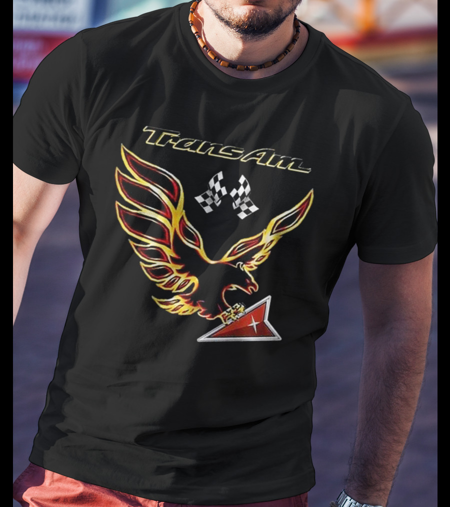 Trans Am Firebird Racing Checkered Flags T-Shirt