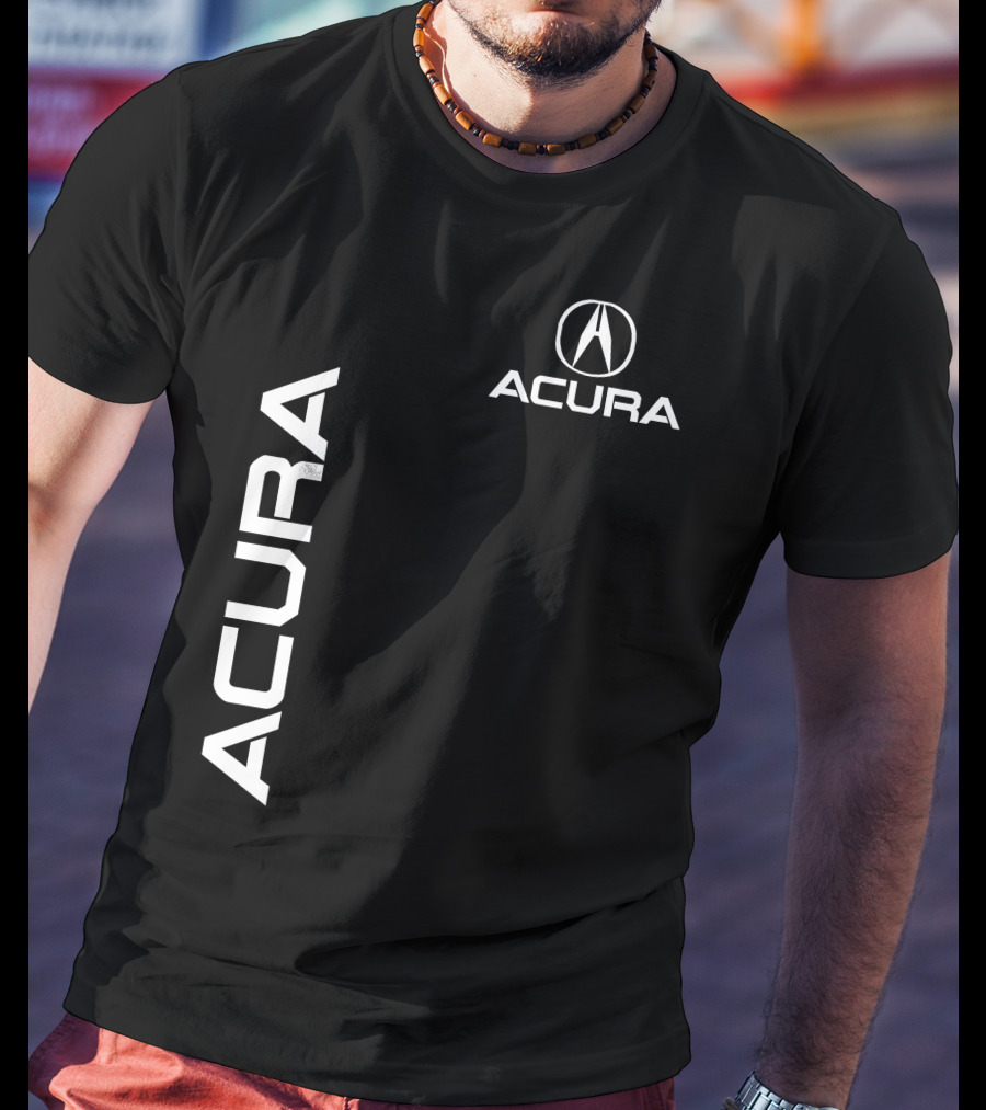 ACURA Acura Emblem Vertical And Horizontal Branding T-Shirt