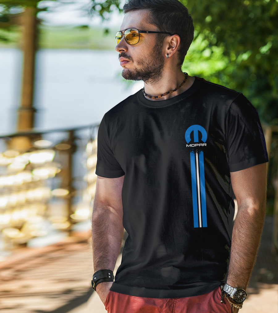 MOPAR Blue Stripes T-Shirt