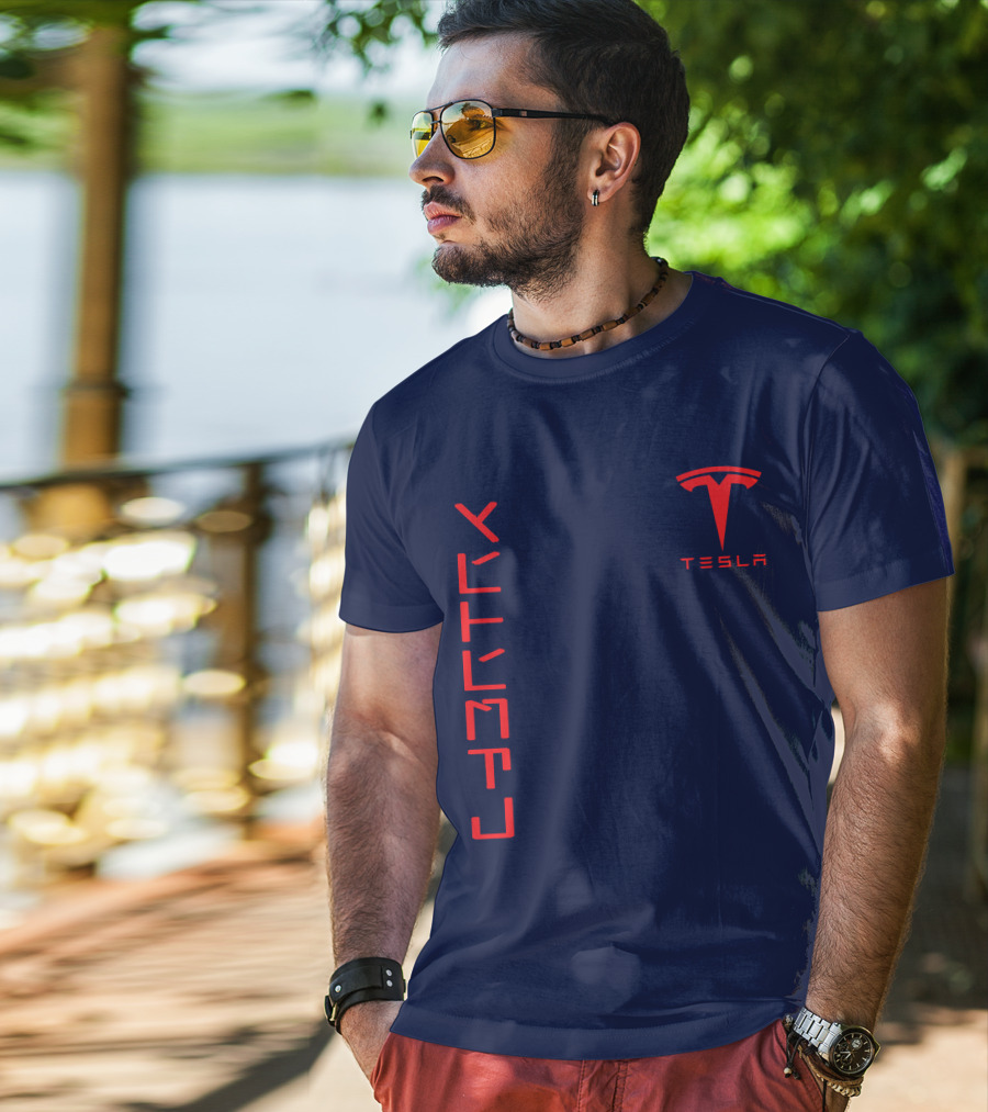 Tesla Cybertruck Logo Emblem T-Shirt