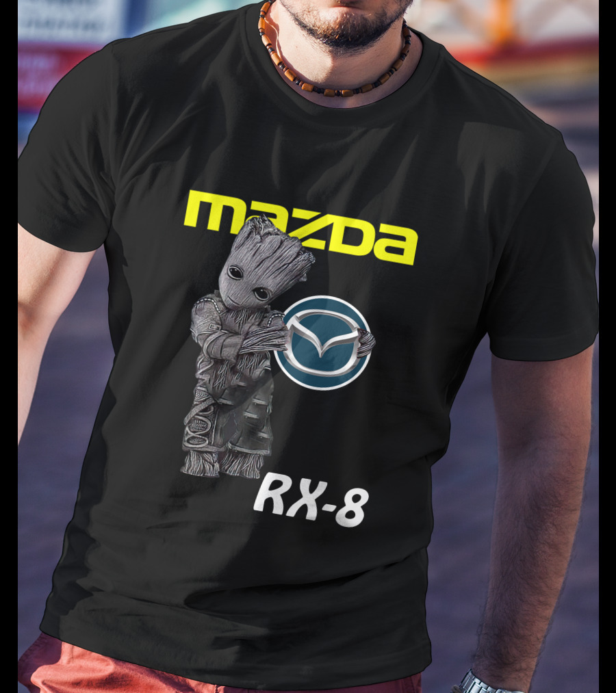 Mazda RX-8 Cute Tree Character Embrace T-Shirt