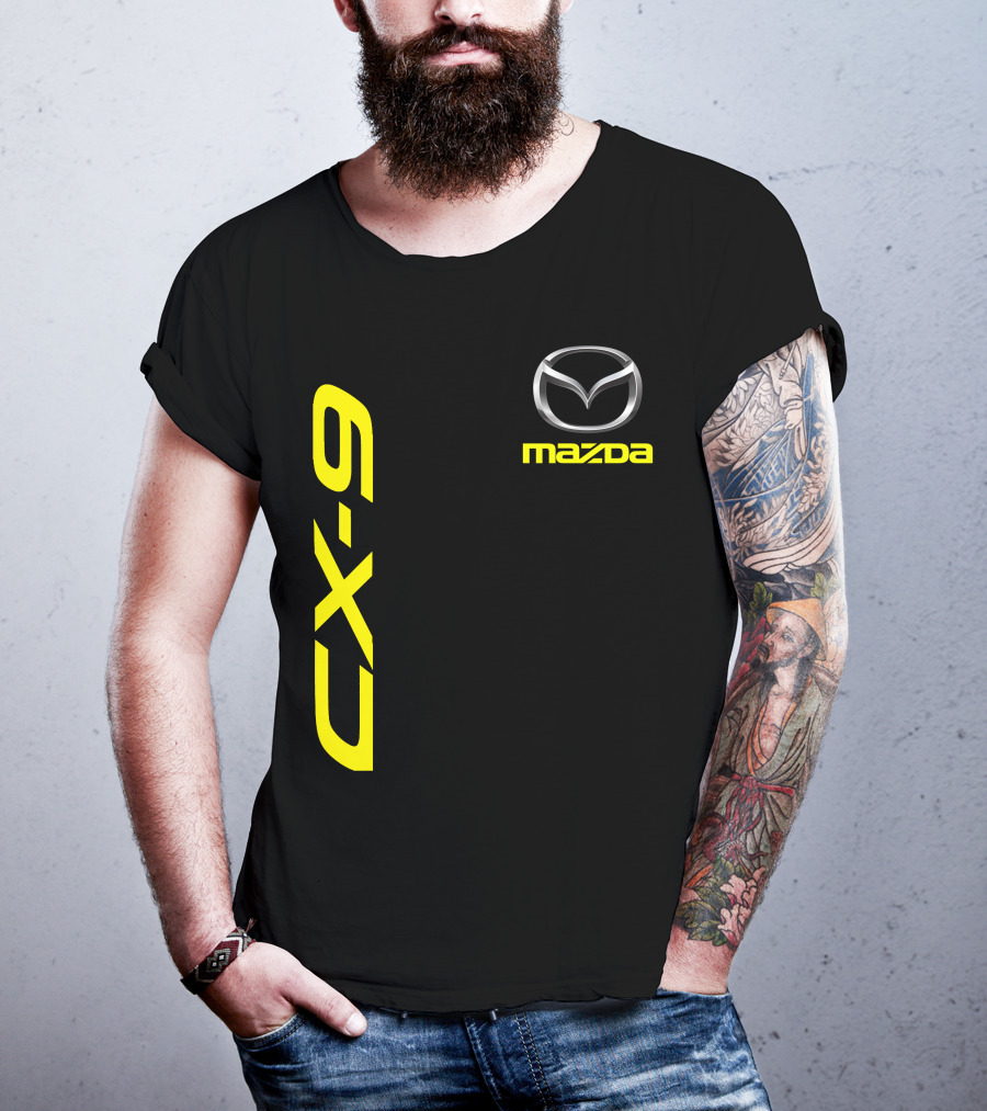 Mazda CX-9 Logo Design In T-Shirt