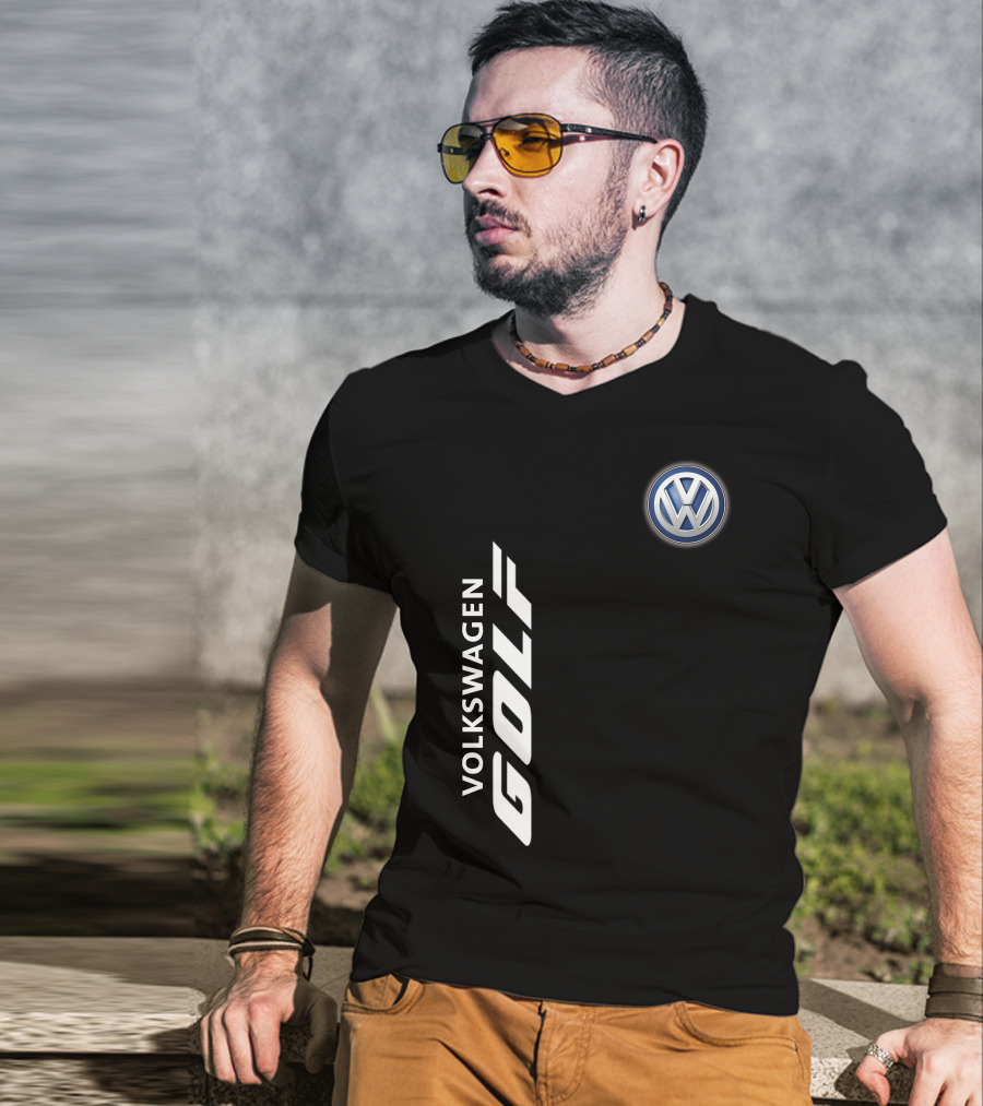 Volkswagen Golf Classic Logo Automotive T-Shirt
