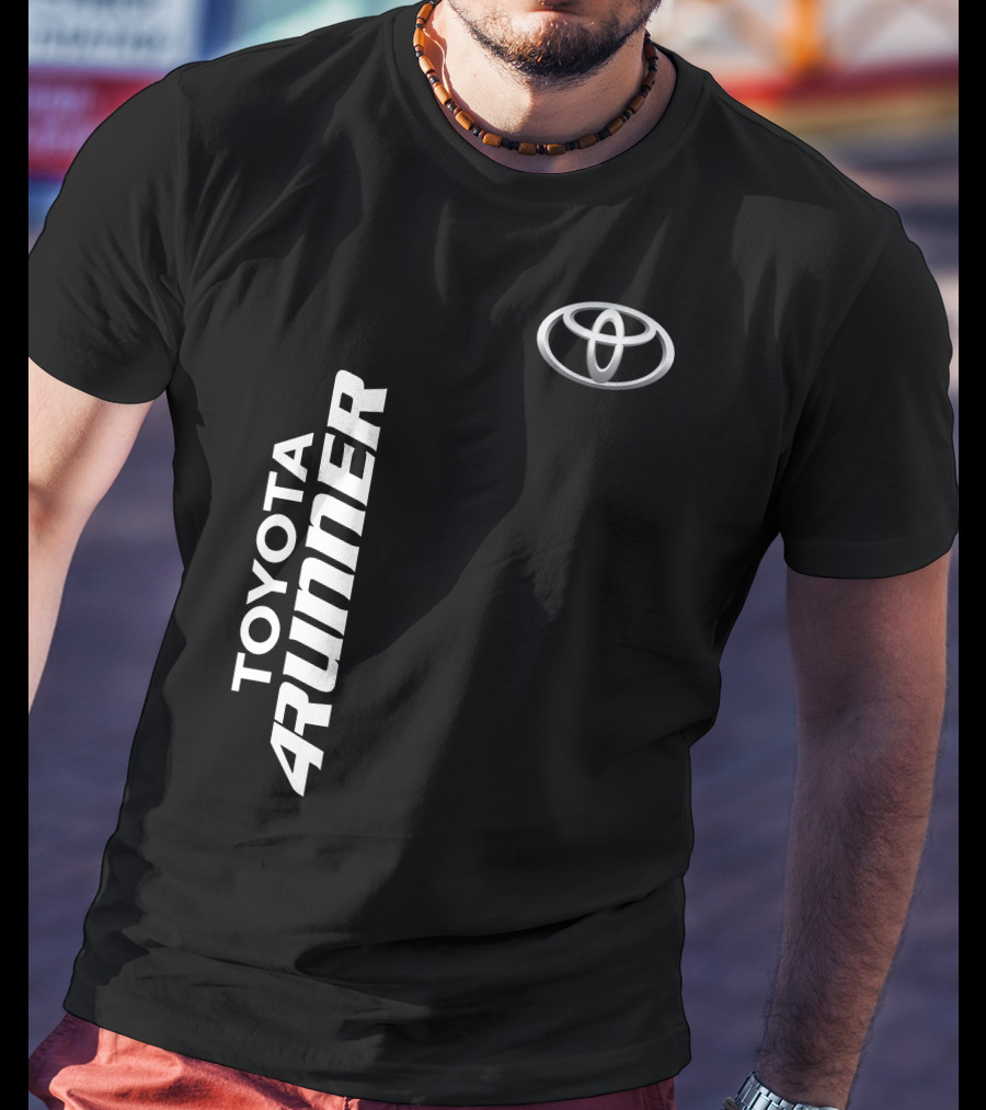 TOYOTA 4RUNNER Vertical Text With Toyota T-Shirt