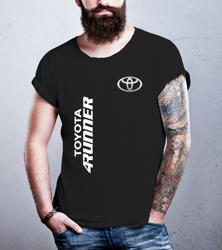 TOYOTA 4RUNNER Vertical Text With Toyota T-Shirt