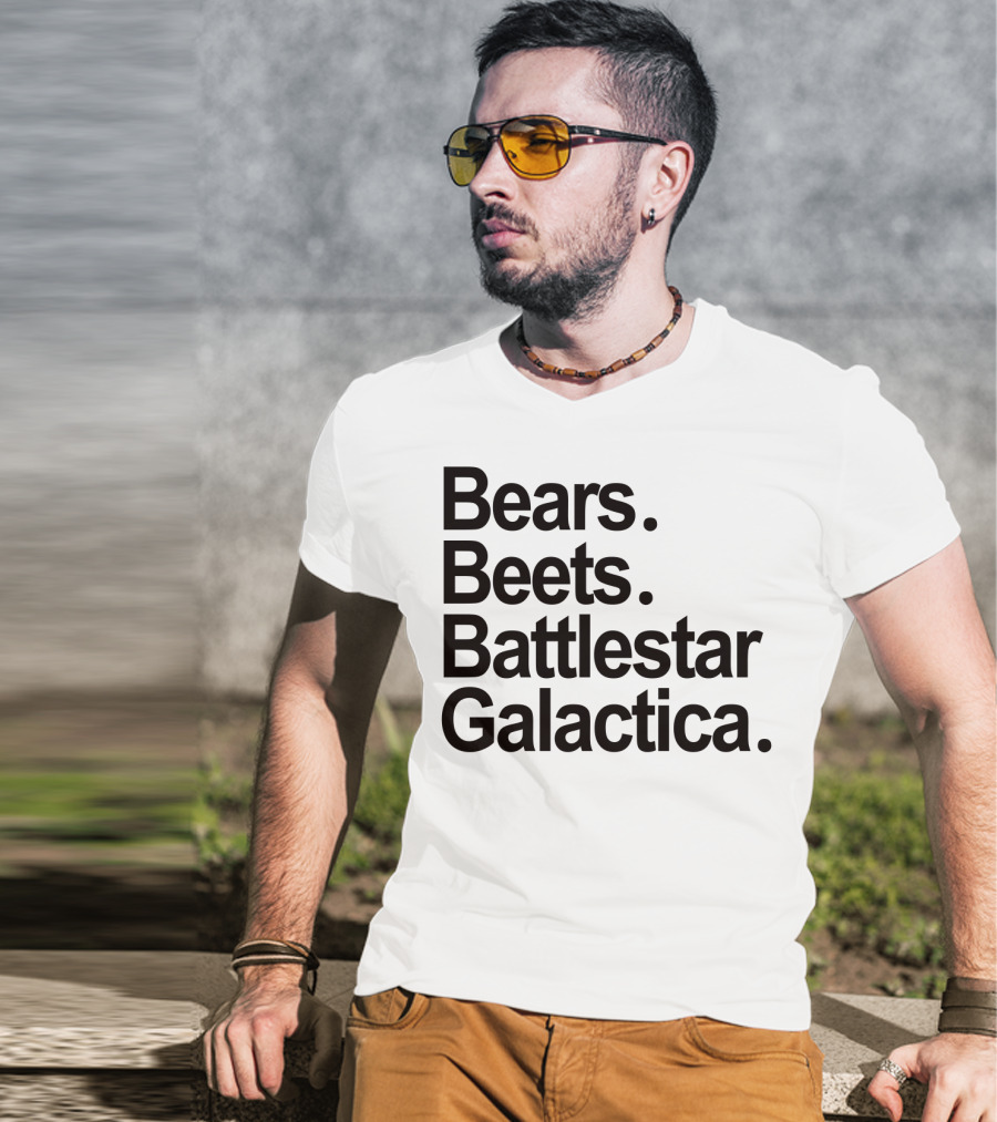 Bears Beets Battlestar Galactica The Office Dwight Schrute Phrase T-Shirt