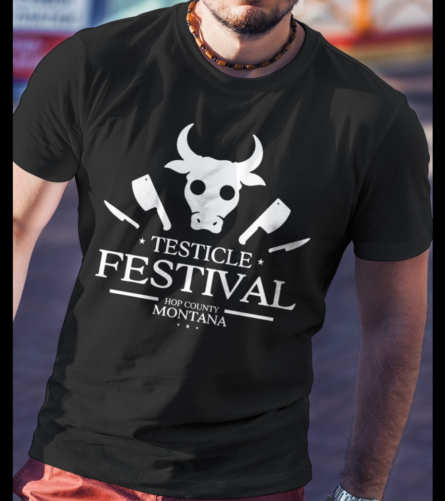 Testicle Festival Hop County Montana T-Shirt