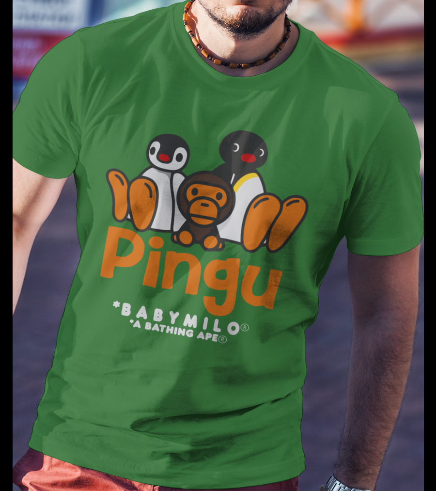 Pingu Baby Milo A Bathing Ape Collaboration T-Shirt