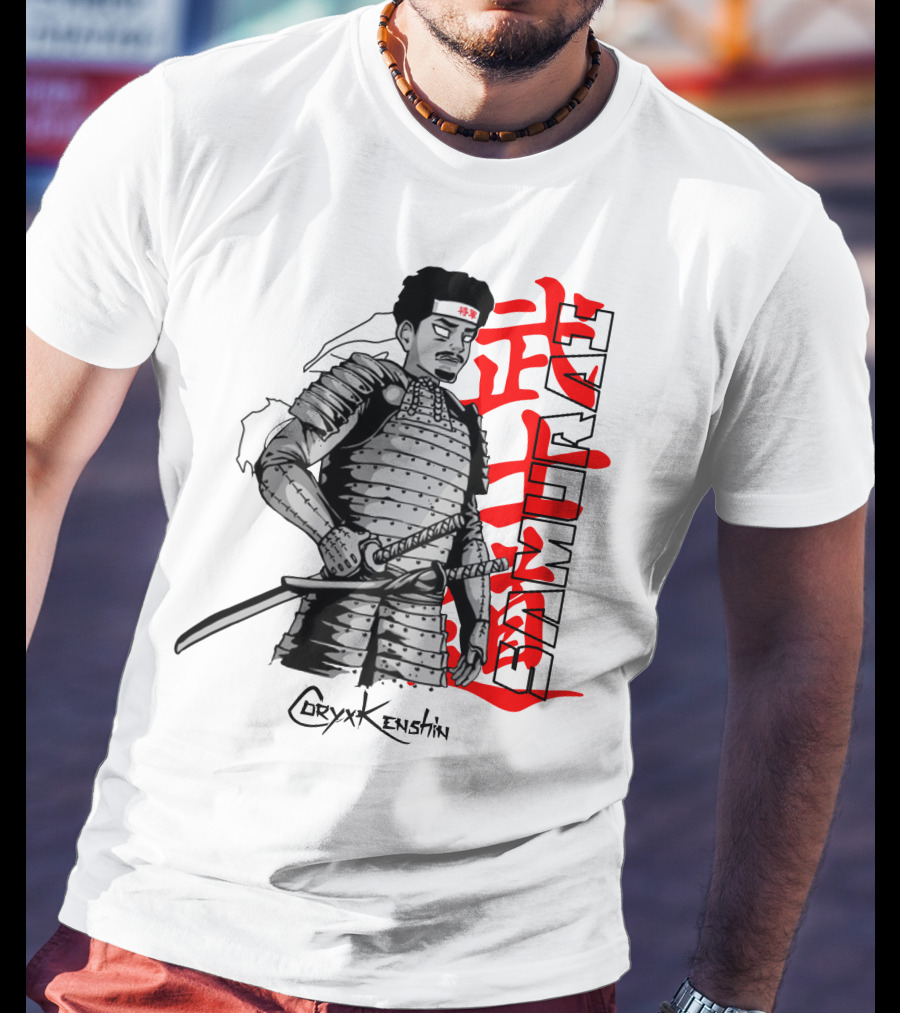 CoryxKenshin Samurai Warrior T-Shirt